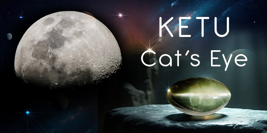 Planet Ketu's Gemstone Cat's Eye in Vedic Astrology